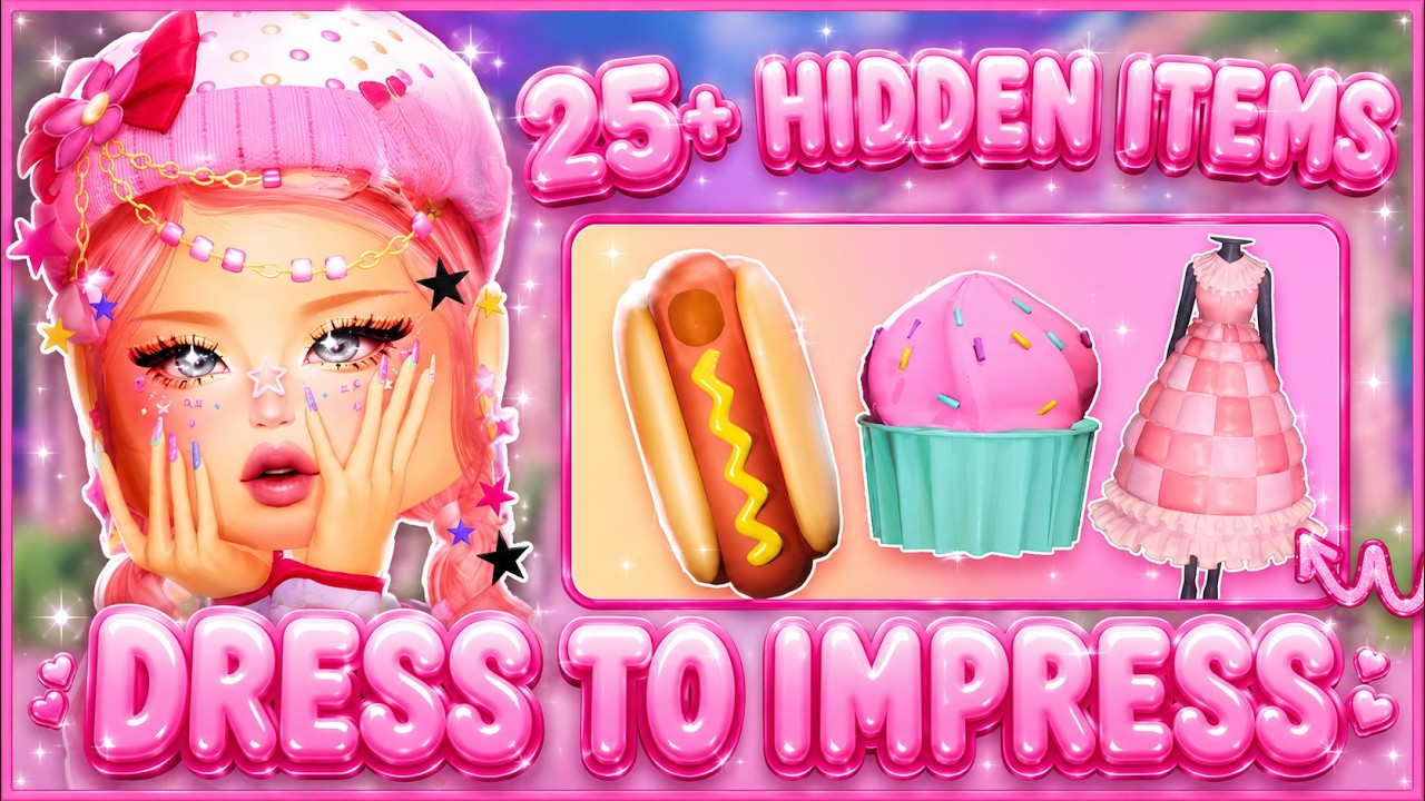 20+ HIDDEN ITEMS IN DRESS TO IMPRESS YOU DIDN’T KNOW EXIST! - YouTube
