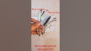 difference between blue cut lenses and normal lenses of  progressive