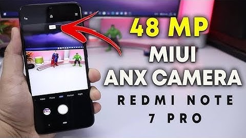 ANX Camera for Redmi Note 7 Pro