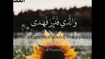 سورة الأعلى - عبدالرحمن السديس / حالات واتس اب اسلامية:#المصحف_الشريف