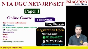UGC NET Paper 1 June 2020