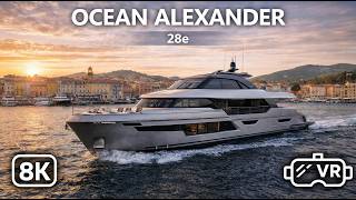 Inside a $18 Million Superyacht | Ocean Alexander 28E — 8K VR 180 Luxury Tour