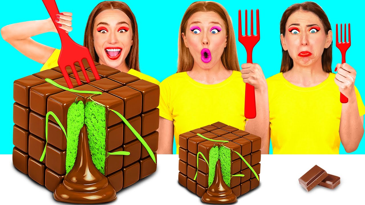 Большая, Средняя или Маленькая Тарелка Челлендж | Безумные Ситуации с Едой от TeenTeam Challenge