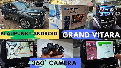 Blaupunkt Ft. Lauderdale 900 Android and Blaupunkt 360° Camera installed in Nexa Grand Vitara