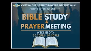 BIBLE STUDY [02 AUG 2023 - |acfi media worship  | acfi media leadership | acfi media