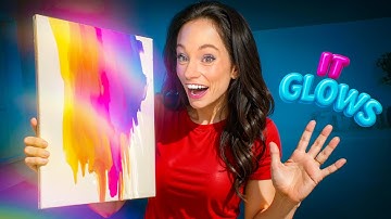 Glow in the Dark Paint - Glow Science Experiment for Kids - Emily