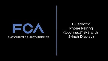 Wireless Phone Pairing - Uconnect® 3, 5” Display | How To | 2021 Chrysler, Dodge, Jeep, Ram Vehicles