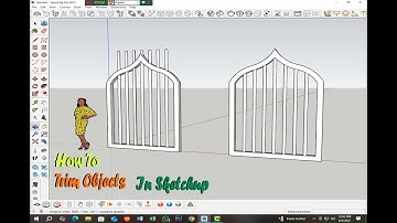 How To Trim Objects In Sketchup