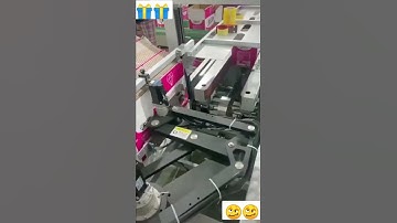 Automatic Cardboard box🦾 folding using robot 🎁🦾