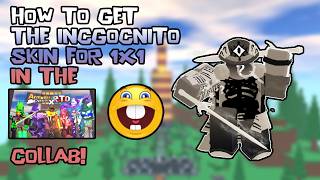 How To Get The Incognito Skin in RTD! (Armless Detective X RTD Collab)