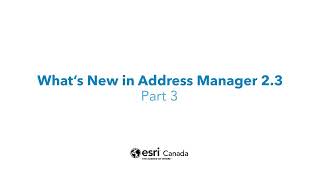 What s New in Address Manager 2 3 Part 3 Images Grids Tie Points