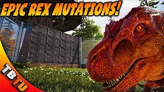 ARK FULLY MUTATED REX! REX COLOR MUTATIONS AND ZOO ENCLOSURE! Ark Survival Evolved