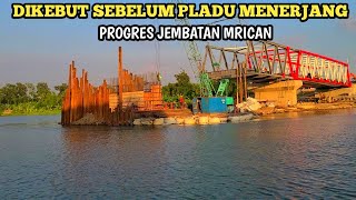 DIKEBUT ❗ Sebelum Pladu Menerjang Proyek Jembatan Mrican Jongbiru Terkini / Akses Jln Bandara Kediri