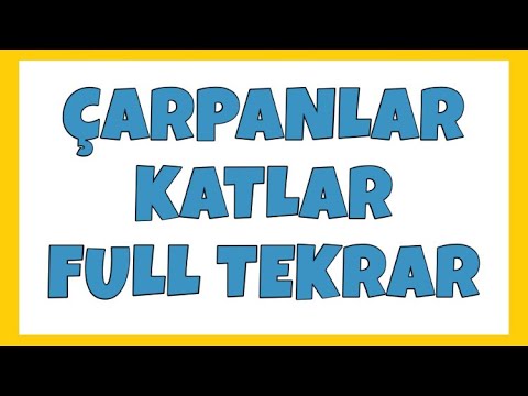 Çarpanlar ve Katlar Full Tekrar Konu Anlatımı | 8. Sınıf Matematik