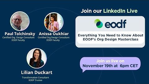 Everything You Need to Know About EODF’s Org Design Masterclass