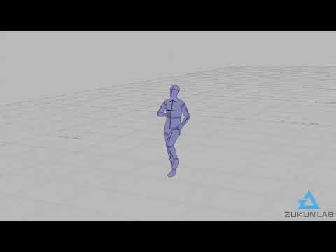 【#207】楽しげに歩く人④(若者/男性)【モブ用モーション】