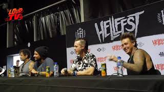 Papa Roach press conference at Hellfest 2023