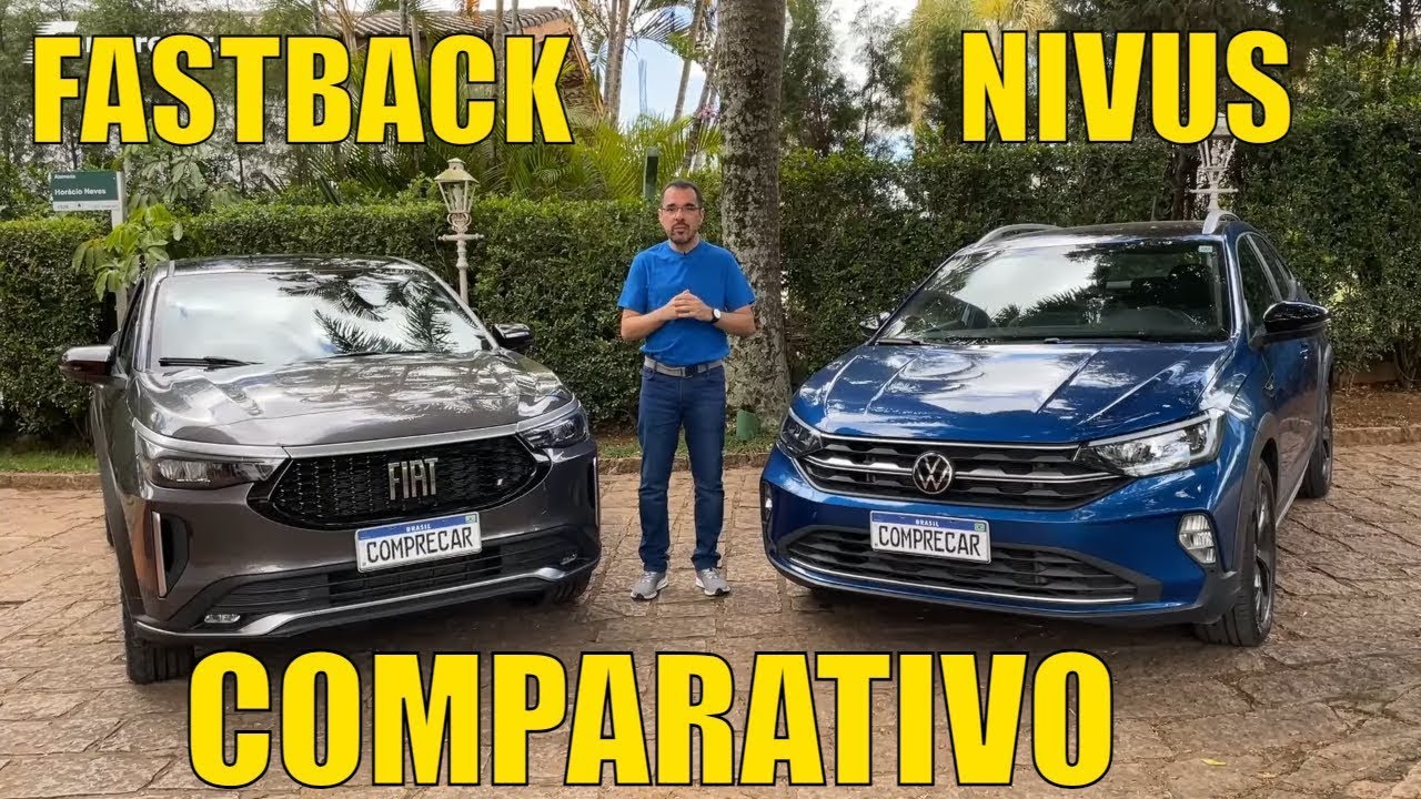 Comparativo: Fiat Fastback x Volkswagen Nivus é o confronto da moda entre  SUVs cupê