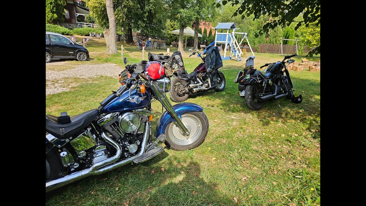 Harley & Davidson jadą na zlot ZAPACH GARAŻU - trasa na zlot