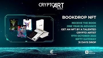 BOOKDROP NFT | Crypto Art - Begins | The NFT Magazine | Nifty Gateway