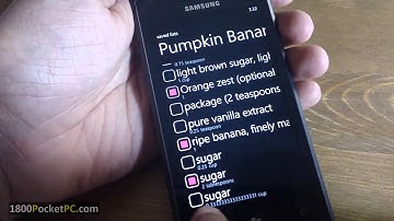 shopglider grocery shopping list for windows phone 7