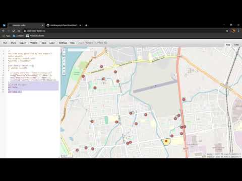 How to use overpass turbo interface for Open Street Map data