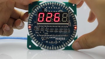 Elecrow Rotating LED Electronic Digital Clock
