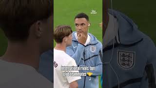 Anthony Gordon, Trent Alexander-Arnold, and Jude Bellingham with some familiar faces 🏴󠁧󠁢󠁥󠁮󠁧󠁿🇪🇸