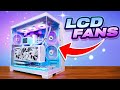 This is peak pc building  lian li o11d evo rgb lcd fans