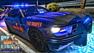 Playing GTA 5 As A POLICE OFFICER Highway Patrol|| GSP|| GTA 5 Mod| 4K