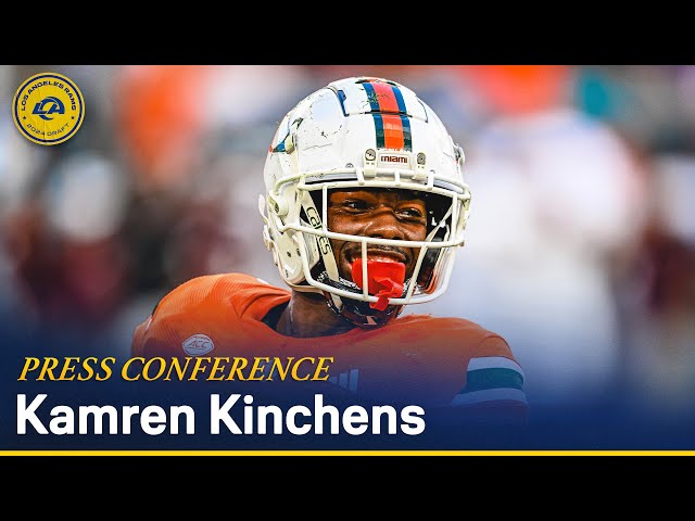 Kamren Kinchens On His Relationship With Rams WR Tutu Atwell u0026 His Reaction To Being Drafted To LA class=