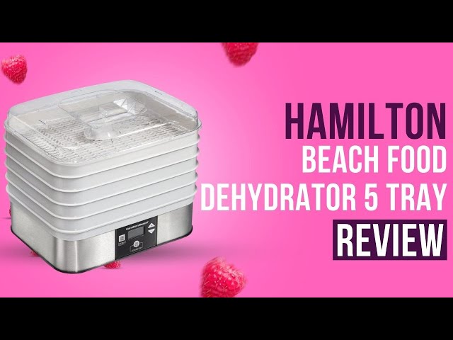 Hamilton Beach 32100A Food Dehydrator one month review. : r/jerky