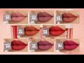 Kissum matte lip cream swatches  luna