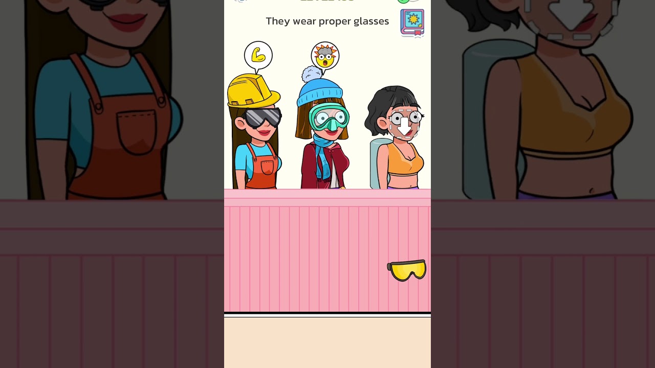They wear proper glasses  