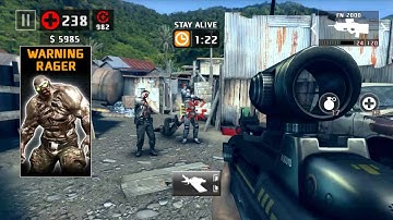 Dead Trigger 2 Android Gameplay - Dual Uzi (MK10), FN 2000 (MK10), Frag Grenade (MK10) - PART 1