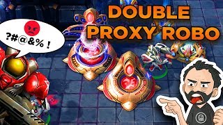 StarCraft 2 - PvT - The Build order from hell 🧀! Cheese and Mech Protoss!