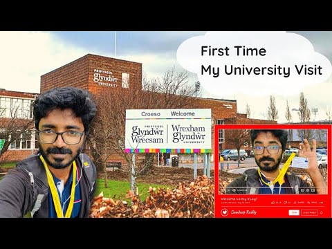 First Time Visiting My Wrexham Glyndwr University | Telugu UK Vlogs | Sandeep Reddy