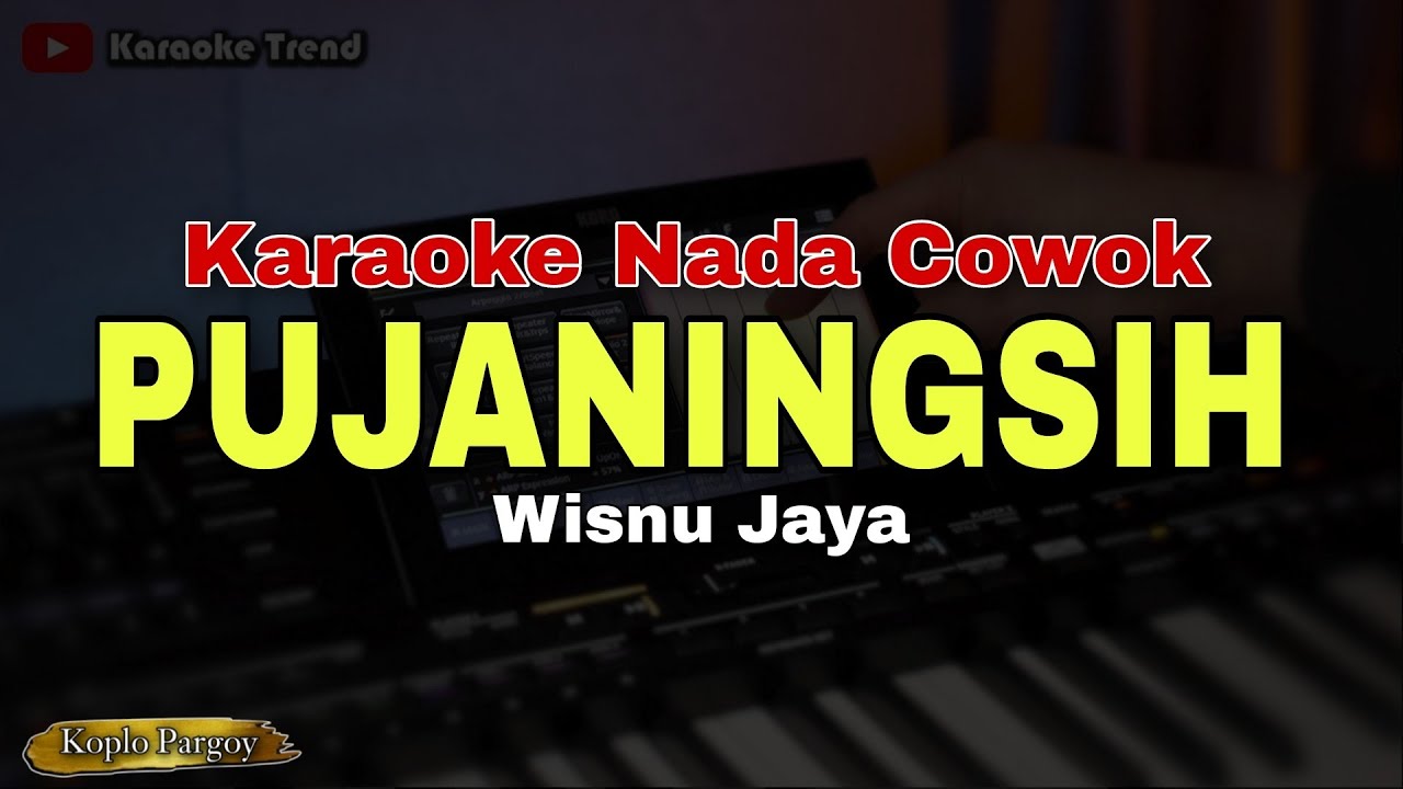 PUJANINGSIH - WISNU JAYAI || KARAOKE DANGDUT KOPLO || KARAOKE NADA COWOK