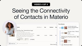 Materio Account Setup: Seeing the Connectivity of Contacts in Materio (Video 4 of 4)