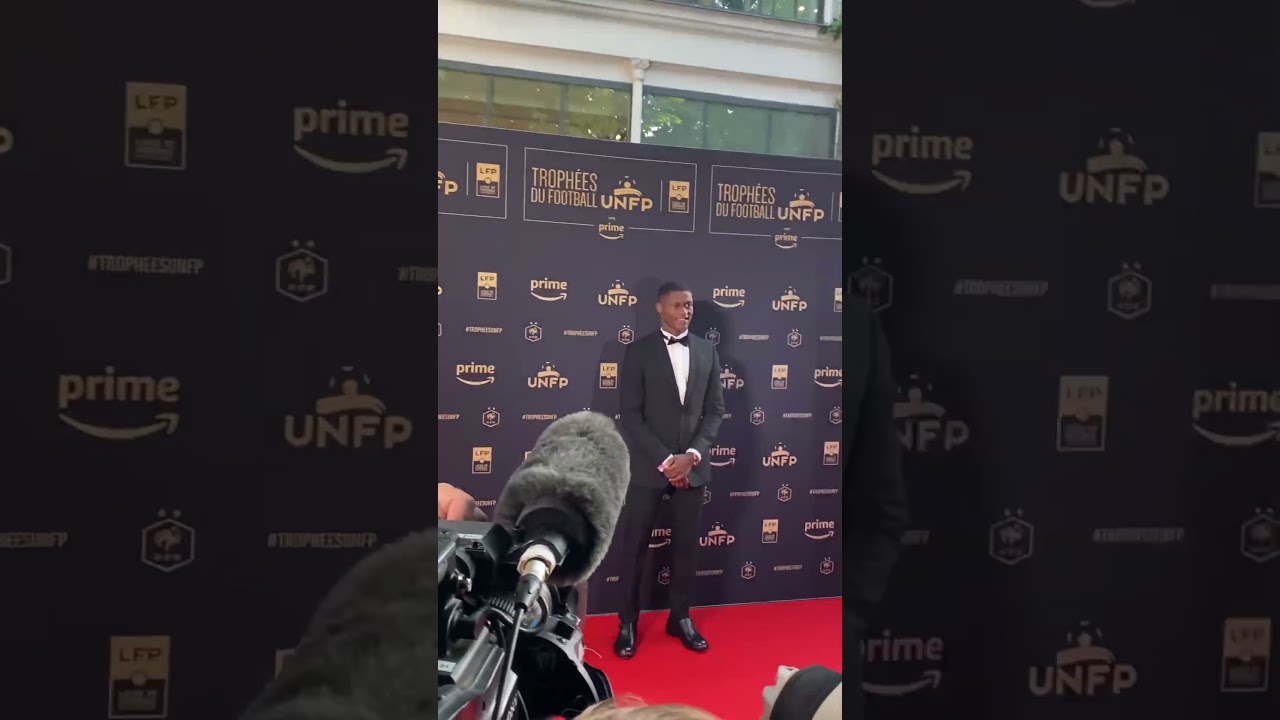 Nuno Mendes at trophée UNFP in paris 