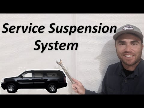 GM "Service Suspension System" Error Diagnosis and Repair