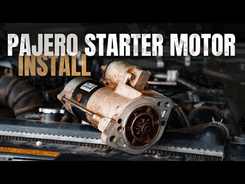 How to Replace the Starter Motor on a 3.2 Mitsubishi Pajero