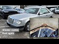 Repairing rust on mercedes coupe 300cereparatur von rost an mercedes coupe 300ce