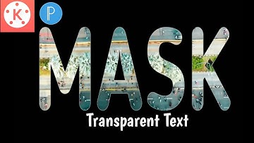 Cinematic Style Video Text Effect in Kinemaster Tutorial || Transparent text Video Editing