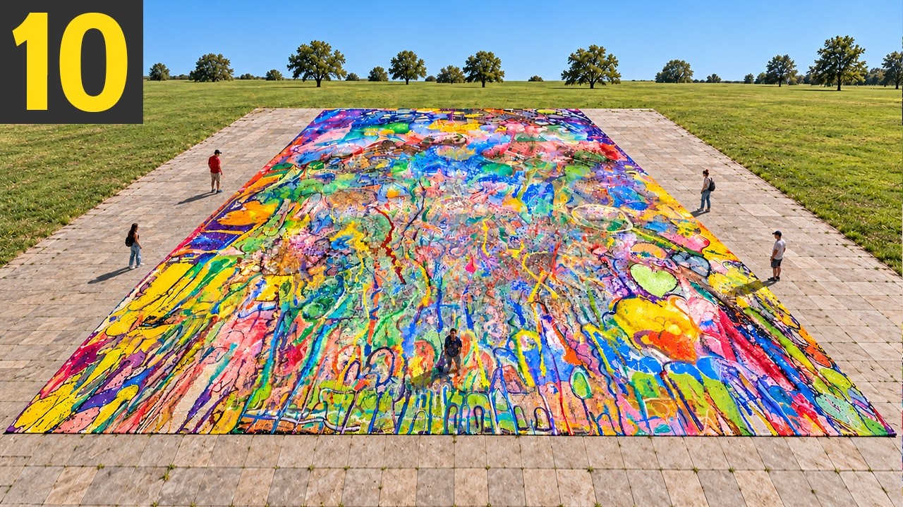 10 BIGGEST Paintings in History