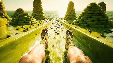 YOU’LL LOSE YOUR MIND On This Ride 🤯 The WILDEST AI ASMR POV Waterslide