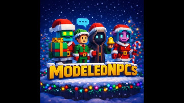 ModeledNPCS V7.7 PathFinding Christmas Winter Update !! #spigotplugins #minecraftplugins #minecraft