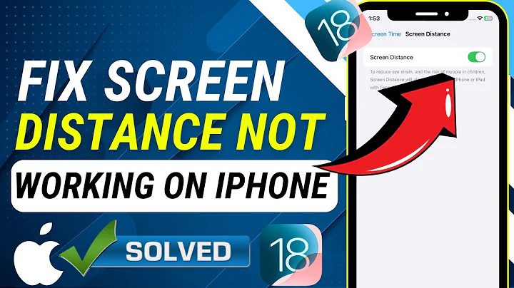 How to fix screen distance not working on iPhone After iOS 18 ( 2025 Update )