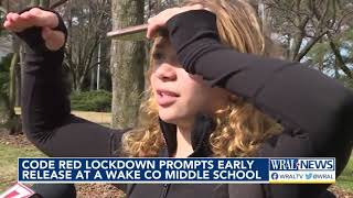 Code Red lockdown prompts early end to day at 2 Wake middle schools