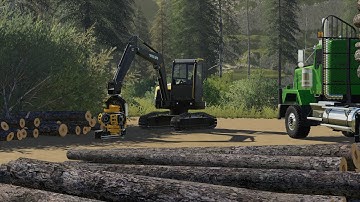 Begin Processing the Trees! Logging Industry Farming Simulator 19